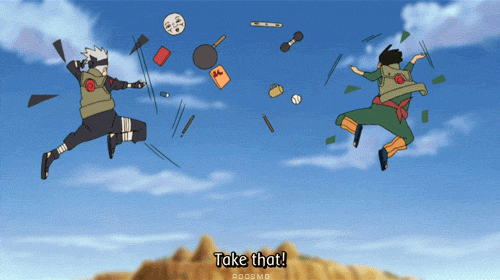 Naruto funny moments(gif) - Kakashi Hatake